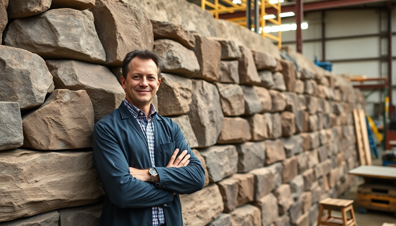 Stone Retaining Wall Builder
