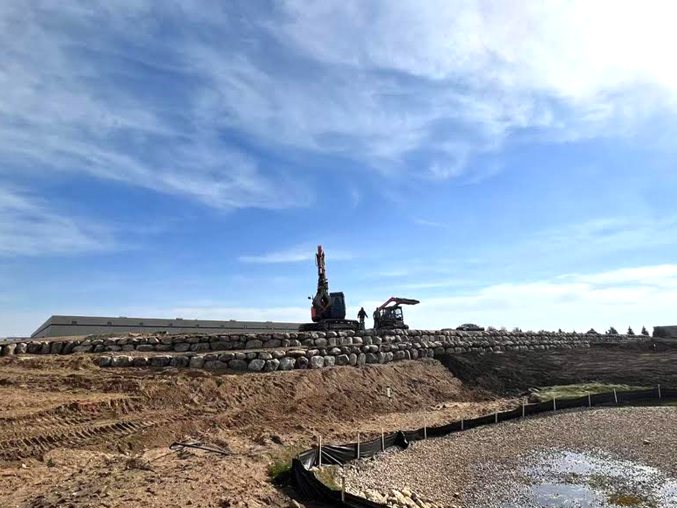 Retaining Wall Contractor project 3 in Plymouth