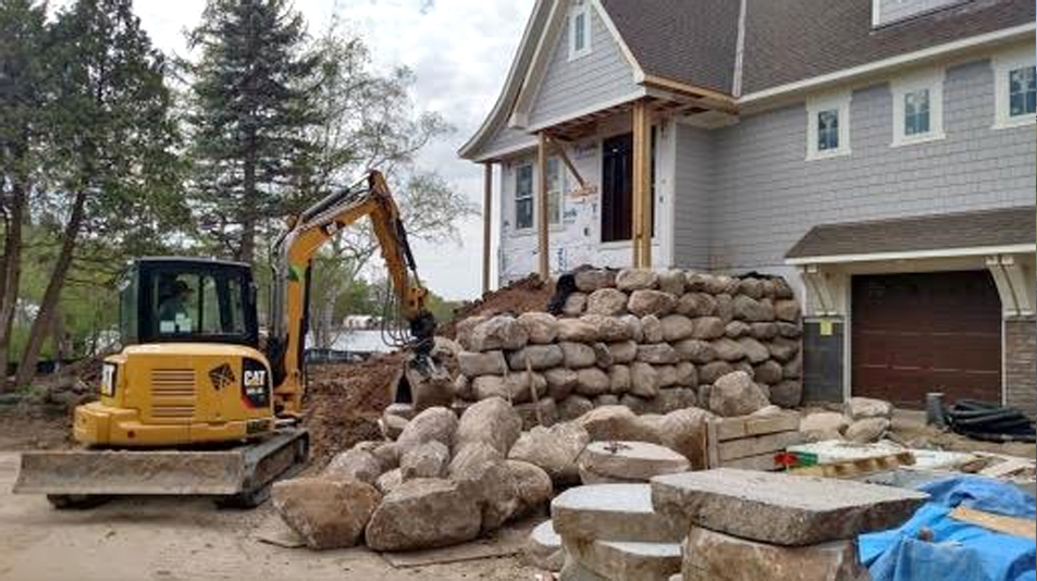 Retaining Wall Contractor project 7 in Plymouth