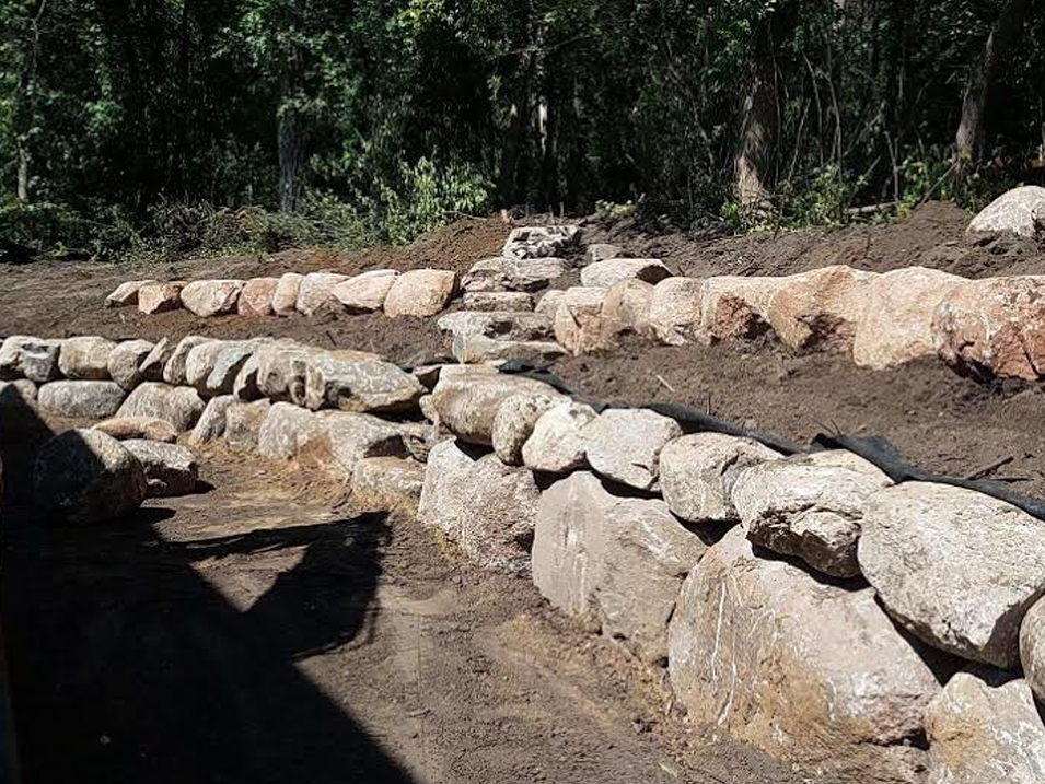 Retaining Wall Contractor project 9 in Plymouth